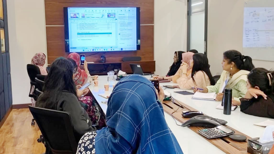 Teachers professional development session