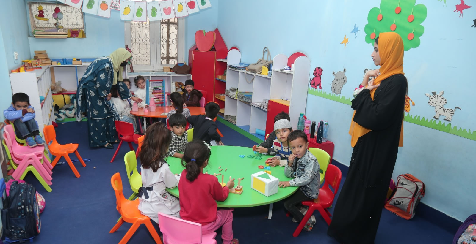Montessori classroom at Faisal Schools